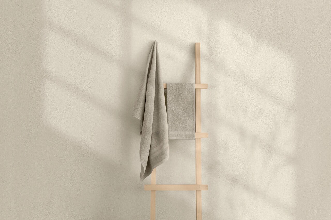 Set prosoape de baie, L'essentiel Maison, 1005A-067-2, Bej - imagine 5